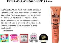 Dr. PAWPAW - Tinted Peach Pink Balm 14 Dr. PAWPAW - Tinted Peach Pink Balm -Maquillage Cosmetics 1200x844 1