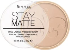 Rimmel London Stay Matte Pressed Powder - 005 Silky Beige -Maquillage Cosmetics 1200x852 1