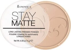 Rimmel London Stay Matte Pressed Powder - 005 Silky Beige -Maquillage Cosmetics 1200x854 1