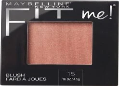 Maybelline Fit Me Blush - 15 Nude - Oranje - Natuurlijk Ogende Rouge -Maquillage Cosmetics 1200x869