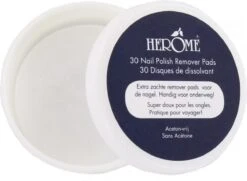 Herome Nagellakremover Pads - Nagellakverwijderaar Pads - Acetonvrij, Mild Reinigend En Droogt Niet Uit - Handig Voor Onderweg Travelsize- 30 Pads -Maquillage Cosmetics 1200x881 4