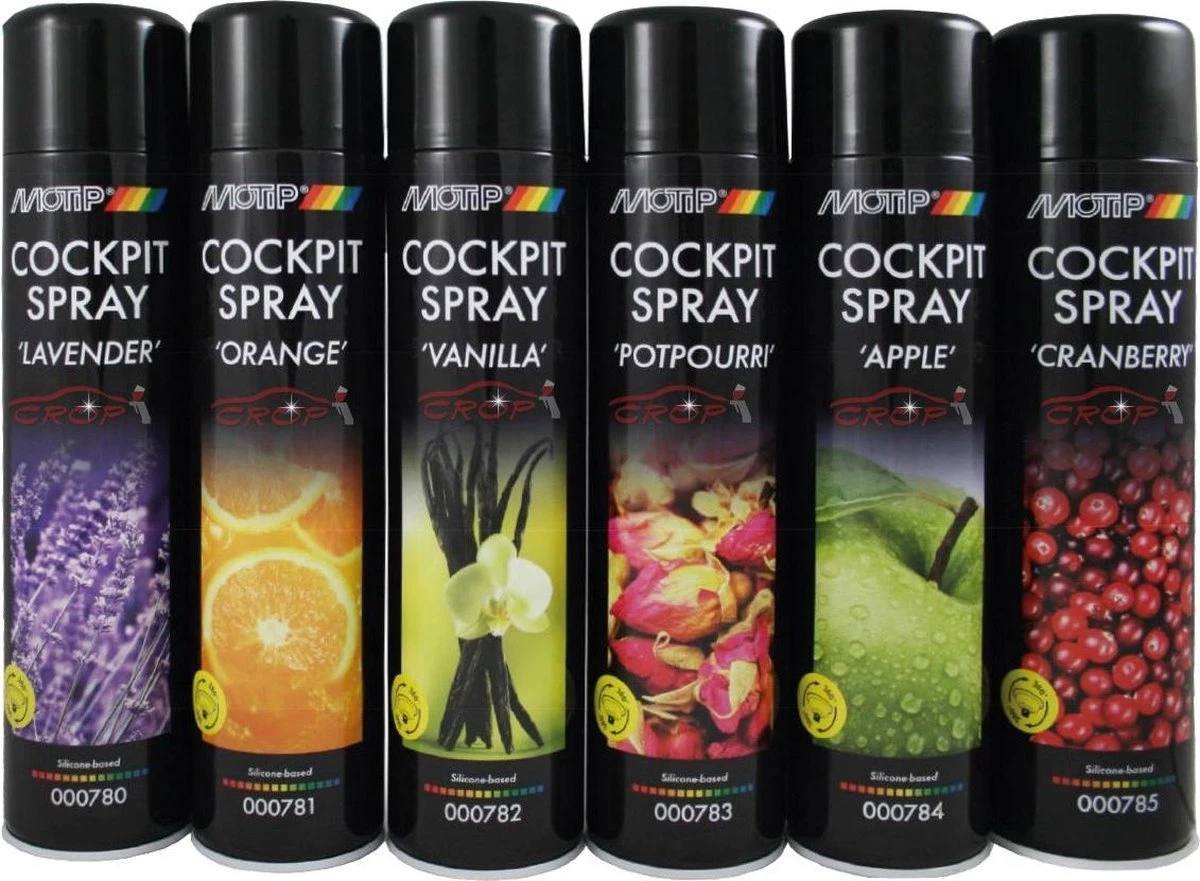 Motip Cockpit Spray Appel 600ML - Dashboard & Luchtverfrisser 3 Motip Cockpit Spray Appel 600ML - Dashboard & Luchtverfrisser