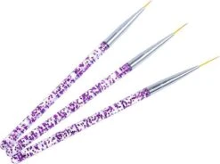 GUAPÀ - Nail Art Penselen Set Paars - 3 Stuks - High Quality Gel & Nail Art Brush -Maquillage Cosmetics 1200x895 8
