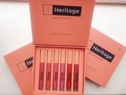 Heritage Long Lasting Matte Liquid Lipsticks Set ( 6 Kleuren ). Vegan, Waterproof, Non Sticky, High Pigmented,kissproof, -Maquillage Cosmetics 1200x899 36