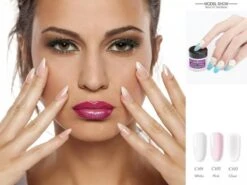 Acrylnagels Set | Nail Art | Liquid MMA Free | Wit, Roze & Transparant -Maquillage Cosmetics 1200x900 37