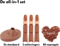 Oefenhand Voor Nagels – Nail Trainer Vinger – All-in-1 Set – Incl. 80 Kunstnagels – Nail Art – Nagel Set – Nail Trainer Hand -Maquillage Cosmetics 1200x907 4