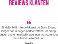 Pink Gellac - Base Extend - Base Coat Gellak - Snel Afweekbaar - 15 Ml -Maquillage Cosmetics 1200x909 1