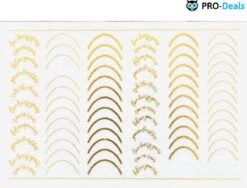 PRO-Deals | Nagelstickers | Tijdelijk 1 + 1 Gratis | Unieke Nagel Stickers | Kleur Goud | Nail Art 3D Stickers | Nagelstickers | Nagel Decoratie -Maquillage Cosmetics 1200x912 6