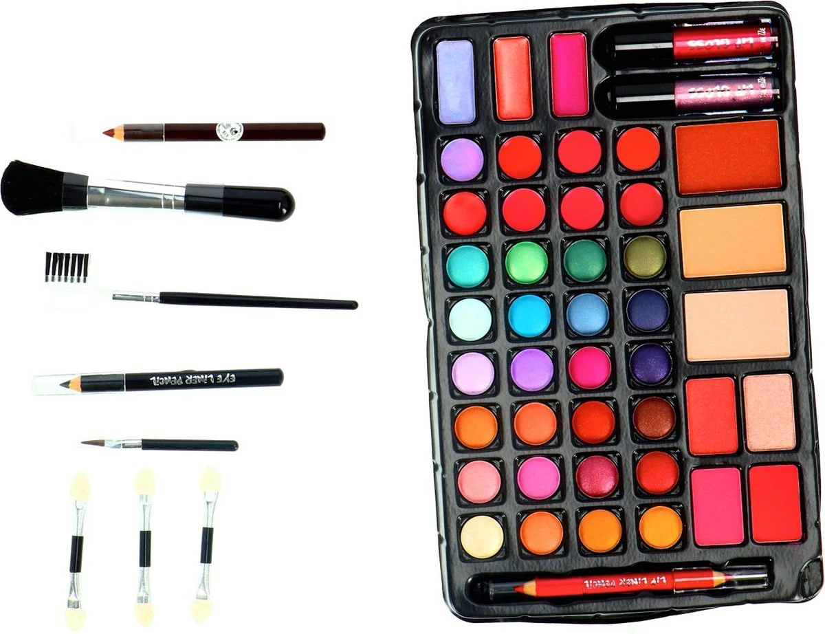 Casuelle Make-Up Koffer Roze Multi 5 Casuelle Make-Up Koffer Roze Multi – Image 3