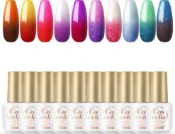 10 Temperatuur Veranderende Kleuren Gellak - Gel Nagellak - Gellakset - Nagelset - Temperature Change Nail Polish - Manicureset - 10 Kleuren Gel Polish - Gelnagels - Nagellak - Gelnagel Kit -Maquillage Cosmetics 1200x925 6