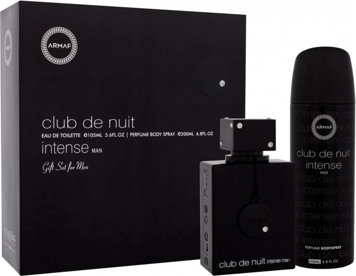Armaf - Club De Nuit Intense Man Giftset Eau De Toilette 105 Ml A Deospray 200 Ml 3 Armaf - Club De Nuit Intense Man Giftset Eau De Toilette 105 Ml A Deospray 200 Ml