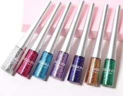 CmaaDU Eyeliner – Glitter Eyeliner – Make-up Set – 16 Verschillende Kleuren – Droogt Snel Op – Geschenkset -Maquillage Cosmetics 1200x940 2