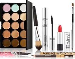 Merkloos Complete Make-up Set Cadeau Voor Vrouw Meisje Dochter 8delig Verjaardag Kerst Sinterklaas Cadeau