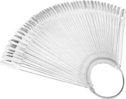 Presentatie Display 48 Nagels Clear Amandelvorm/Nagel Display/Presentatie Voor Gellak/ Nagel Display Ring Waaier/Display Sticks