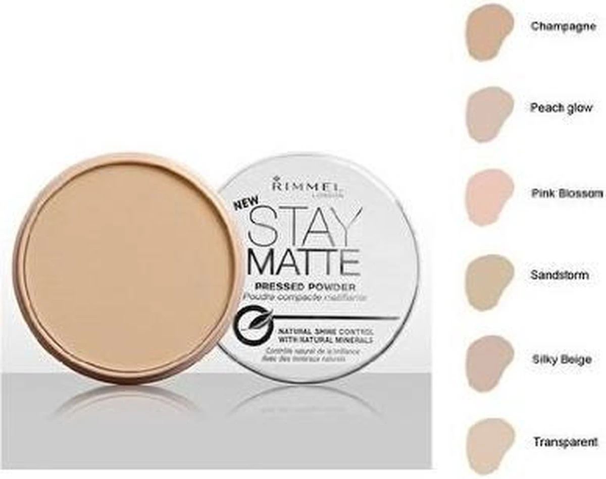 Rimmel London Stay Matte Pressed Powder - 001 Transparent - Powder 17 Rimmel London Stay Matte Pressed Powder - 001 Transparent - Powder – Image 15