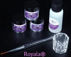 Acrylnagels Set | Nail Art | Liquid MMA Free | Wit, Roze & Transparant -Maquillage Cosmetics 1200x955 4
