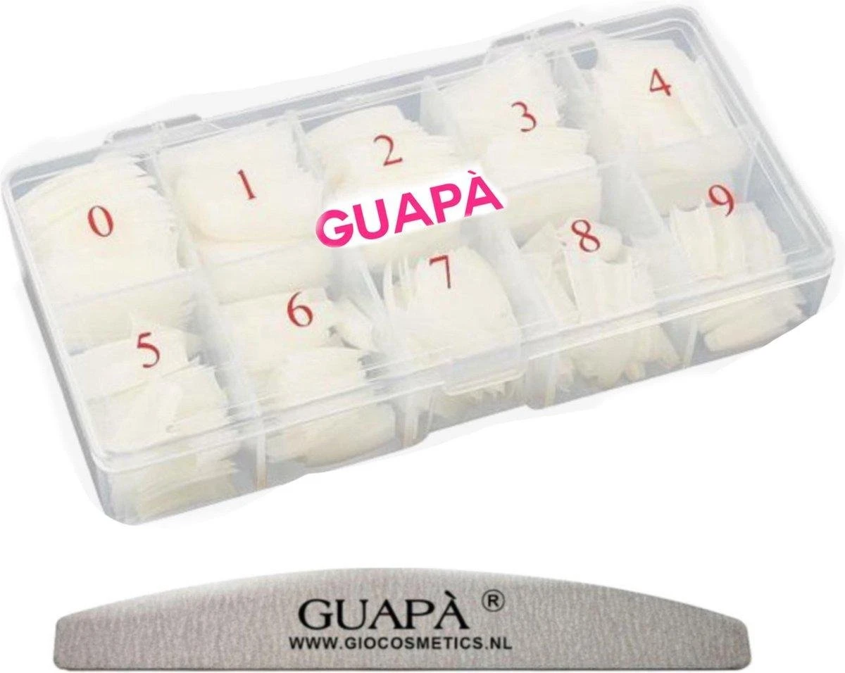 GUAPÀ® Nepnagels Met Nageltips En Nagellijm | Plaknagels | Kunstnagels | Nagelverlenging | Polygel | Naturel 100 Stuks 6 GUAPÀ® Nepnagels Met Nageltips En Nagellijm | Plaknagels | Kunstnagels | Nagelverlenging | Polygel | Naturel 100 Stuks – Image 4
