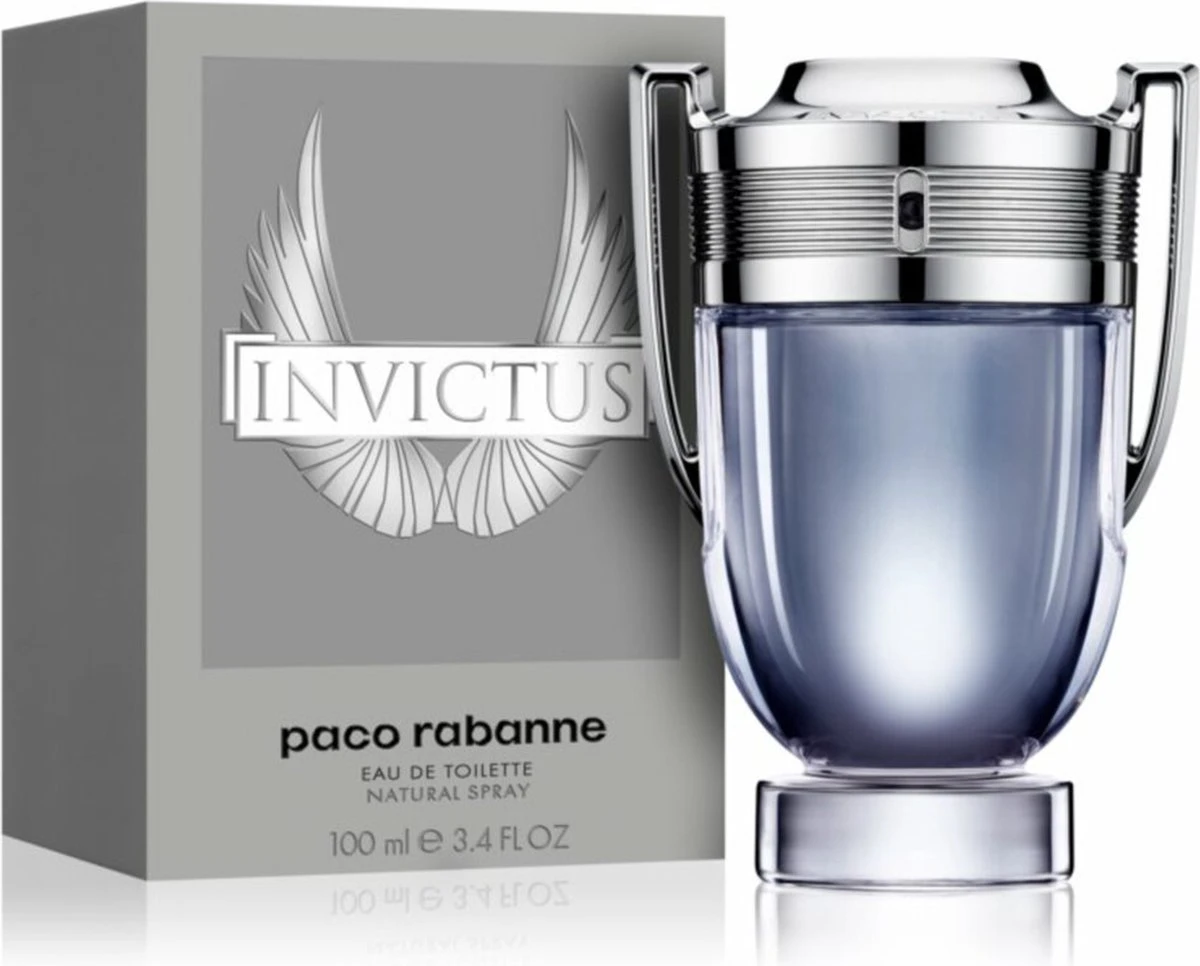 Paco Rabanne Invictus 100 Ml - Eau De Toilette - Herenparfum 4 Paco Rabanne Invictus 100 Ml - Eau De Toilette - Herenparfum – Image 2