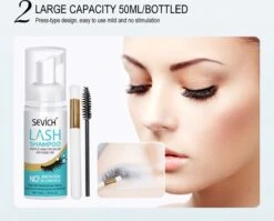 Sevich Wimper Extensions Cleanser - Wimpershampoo - Lash Foam Shampoo - Lash Cleanser - Wimper-shampoo - Assortiment 'Het Gemak' -Maquillage Cosmetics 1200x967 2