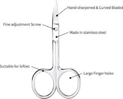 Medies - Professionele Nagelschaar Voor Vingernagels En Teennagels | Nagelschaartje | Nagelschaar Volwassenen | Pedicure Of Manicure Schaar - RVS -Maquillage Cosmetics 1200x972 6