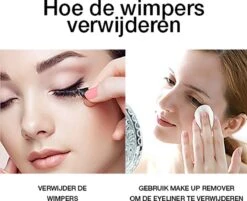 Merkloos Magnetische Wimpers - Open Oog - Magnetische Nep Wimpers Met 2 Magnetic Eyeliners En Applicator - Valse Wimpers - Magnetic Lashes - Magnetische Wimpers Set -Maquillage Cosmetics 1200x976 1