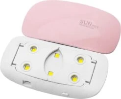 Nagellak Droger SunMini - Professioneel & Compact - LED Verlichting 6W - Gellak - Nagel Lamp - Nagelverzorging - USB Oplader - Nagellak Droger - Nagellak Lamp - Roze -Maquillage Cosmetics 1200x977 2