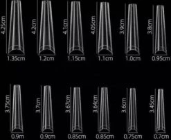 Merkloos Gel Flex 250 Nageltips Met Lijm - Transparant XXL Long Coffin Half Cover C Nail Tips- French Nail Art Acryl Nagels & Gelnagels -Hoge Kwaliteit -Maquillage Cosmetics 1200x983 3