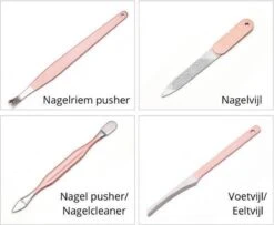 Professionele 16-in-1 Manicure / Pedicure Set In Rose Gold In Luxe Opbergdoosje | Nagelgarnituur 16 Stuks Roségoud / Goud | Nagelknipper Nageltang Ingegroeide Teennagel Manicureset Pedicureset | Nagelschaar Nagelschaartje Nageltang Nagelknipper -Maquillage Cosmetics 1200x985 6