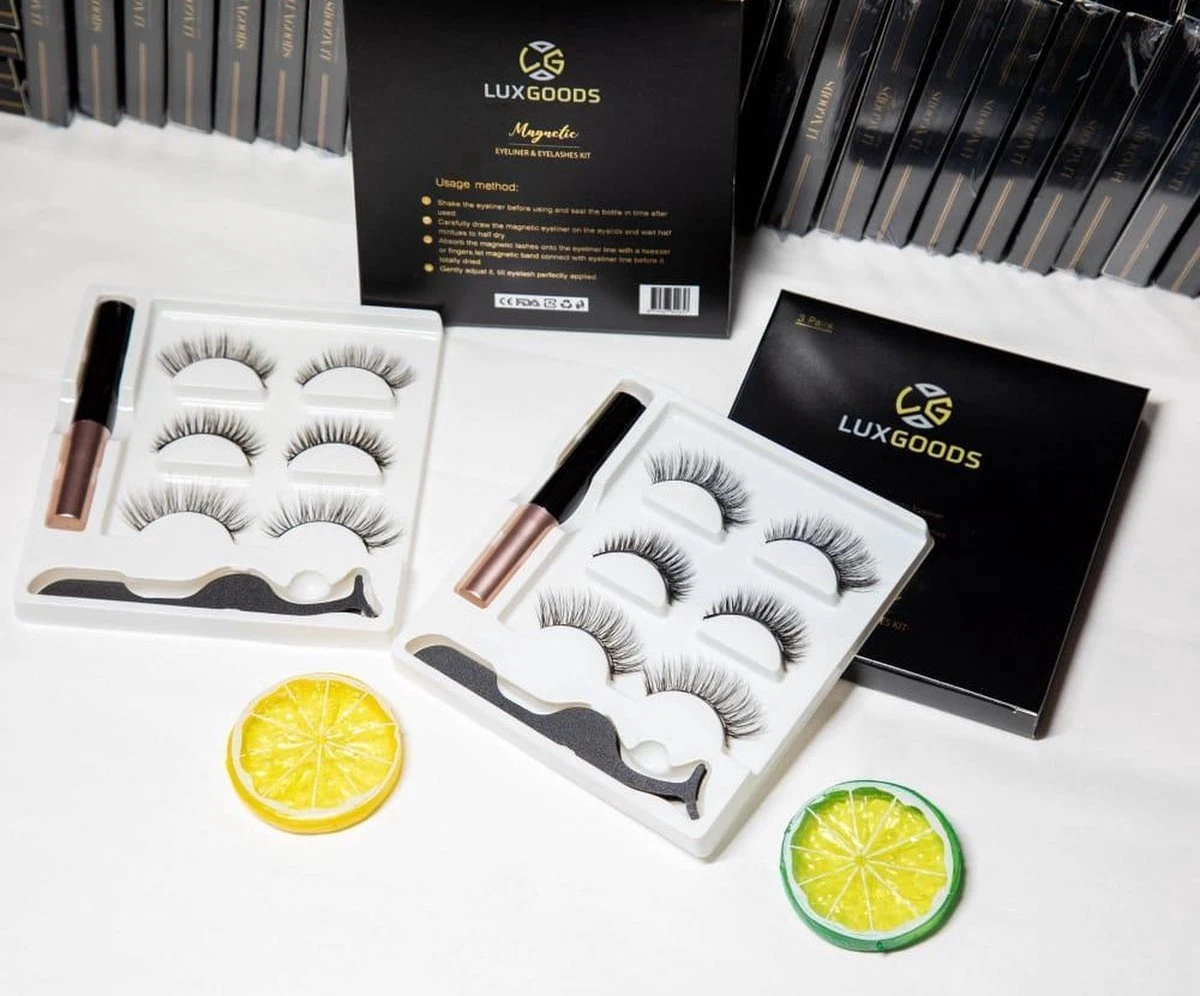 Luxgoods Magnetische Wimpers - Wimperset 3 Paar+ 1 Flesjes Eyeliner+ 1 Pencet - Herbruikbaar-magneet Wimpers -lashes-magnetic Lashes 9 Luxgoods Magnetische Wimpers - Wimperset 3 Paar+ 1 Flesjes Eyeliner+ 1 Pencet - Herbruikbaar-magneet Wimpers -lashes-magnetic Lashes – Image 7