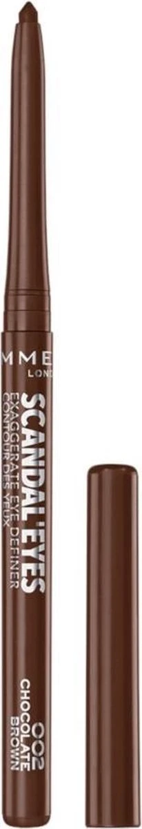 Rimmel London Exaggerate Full Colour Eye Definer Oogpotlood - 002 Chocolate 8 Rimmel London Exaggerate Full Colour Eye Definer Oogpotlood - 002 Chocolate – Image 6