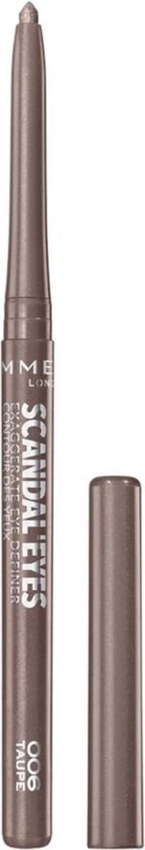 Rimmel London Scandal'Eyes Exaggerate Eye Definer Oogpotlood - 006 Taupe 10 Rimmel London Scandal'Eyes Exaggerate Eye Definer Oogpotlood - 006 Taupe – Image 8