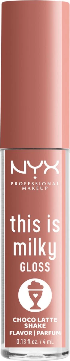NYX Professional Makeup This Is Milky Gloss - TIMG19 Choco Latte Shake - Lipgloss - 4 Ml