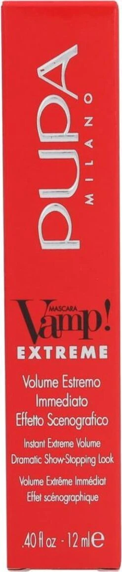 Pupa Milano Vamp Extreme Mascara 010 -Maquillage Cosmetics 257x1200 5