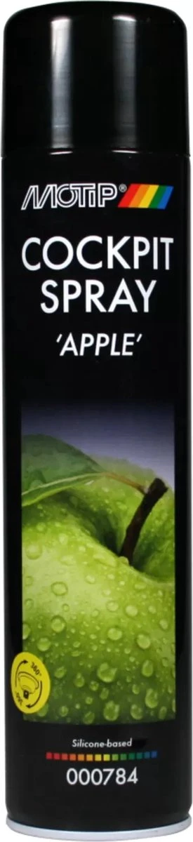 Motip Cockpit Spray Appel 600ML - Dashboard & Luchtverfrisser 5 Motip Cockpit Spray Appel 600ML - Dashboard & Luchtverfrisser – Image 3