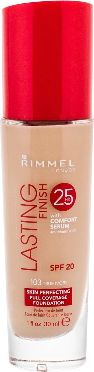 Rimmel London Lasting Finish Foundation - 103 True Ivory 17 Rimmel London Lasting Finish Foundation - 103 True Ivory – Image 15