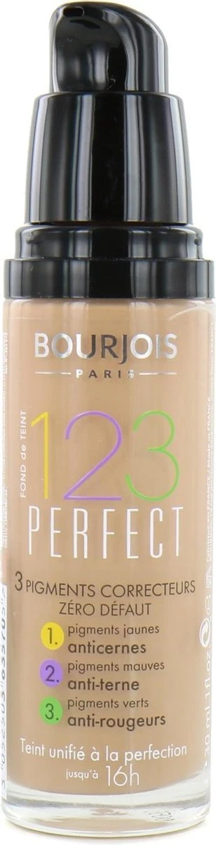 Bourjois 123 Perfect Foundation 057 Hâlé Clair 4 Bourjois 123 Perfect Foundation 057 Hâlé Clair – Image 2