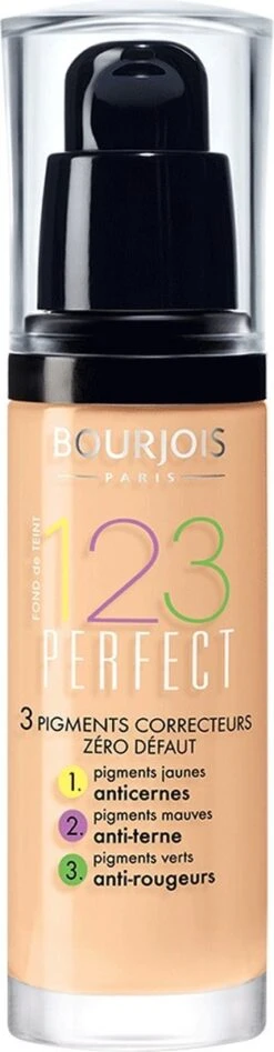 Bourjois 123 Perfect Foundation - 54 Beige Foncé 24 Bourjois 123 Perfect Foundation - 54 Beige Foncé -Maquillage Cosmetics 313x1200