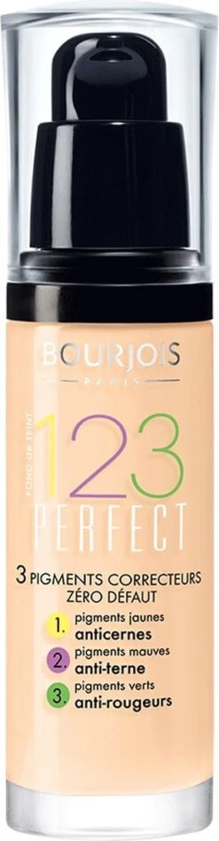 Bourjois 123 Perfect Foundation 051 Rose Vanilla -Maquillage Cosmetics 313x1200 3