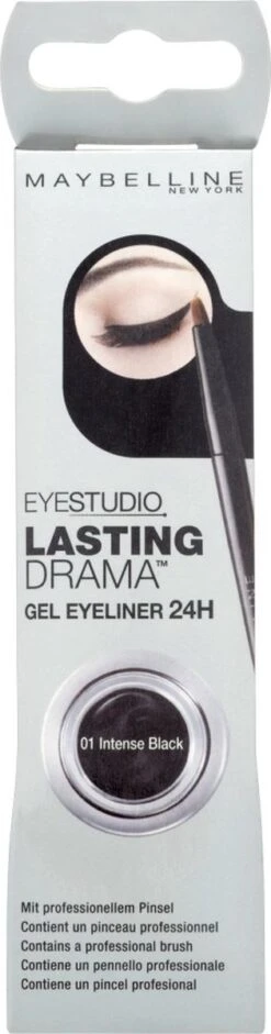 Maybelline Lasting Drama Gel Liner - Zwart - Eyeliner -Maquillage Cosmetics 315x1200 15