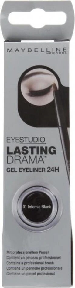Maybelline Lasting Drama Gel Liner - Zwart - Eyeliner -Maquillage Cosmetics 315x1200 16