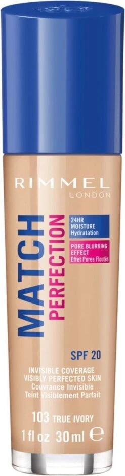 Rimmel London Match Perfection Foundation 103 True Ivory