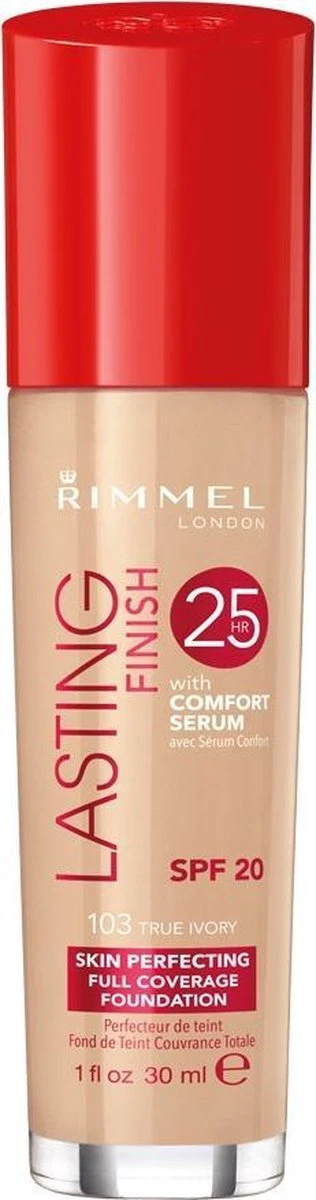 Rimmel London Lasting Finish Foundation - 103 True Ivory 18 Rimmel London Lasting Finish Foundation - 103 True Ivory – Image 16