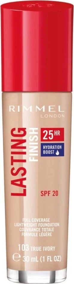 Rimmel London Lasting Finish Foundation - 103 True Ivory 34 Rimmel London Lasting Finish Foundation - 103 True Ivory -Maquillage Cosmetics 316x1200