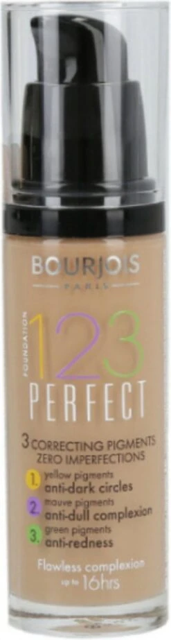 Bourjois 123 Perfect Foundation 057 Hâlé Clair 20 Bourjois 123 Perfect Foundation 057 Hâlé Clair -Maquillage Cosmetics 321x1200 6