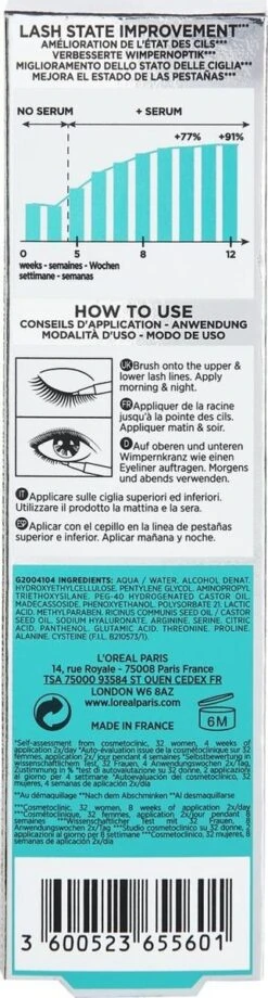 L'Oréal Paris Clinically Proven Wimperserum - 2 Ml -Maquillage Cosmetics 322x1200 6