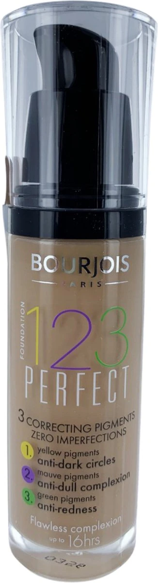 Bourjois 123 Perfect Foundation 057 Hâlé Clair 8 Bourjois 123 Perfect Foundation 057 Hâlé Clair – Image 6