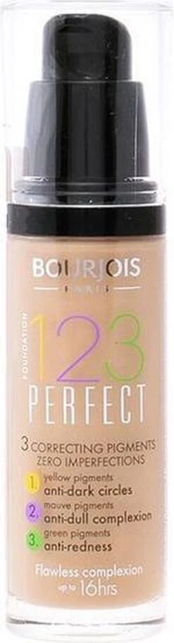Bourjois 123 Perfect Foundation 057 Hâlé Clair 27 Bourjois 123 Perfect Foundation 057 Hâlé Clair -Maquillage Cosmetics 326x1200 8