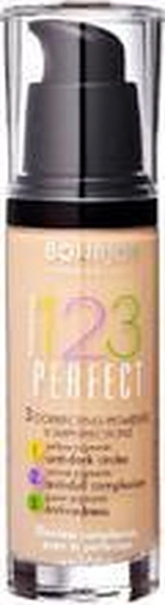 Bourjois 123 Perfect Foundation - 54 Beige Foncé 14 Bourjois 123 Perfect Foundation - 54 Beige Foncé – Image 12