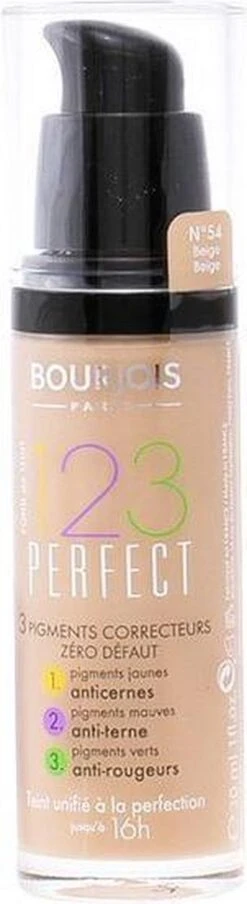Bourjois 123 Perfect Foundation 057 Hâlé Clair 25 Bourjois 123 Perfect Foundation 057 Hâlé Clair -Maquillage Cosmetics 328x1200 5