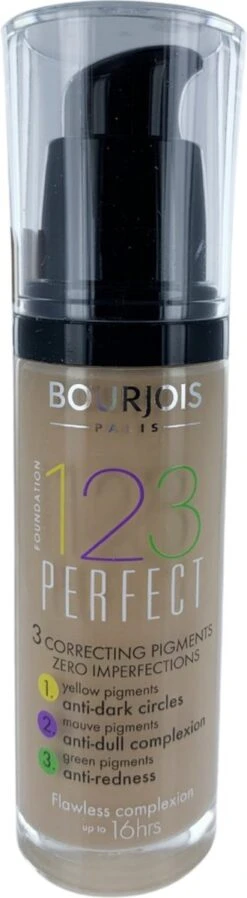 Bourjois 123 Perfect Foundation - 54 Beige Foncé 17 Bourjois 123 Perfect Foundation - 54 Beige Foncé -Maquillage Cosmetics 330x1200
